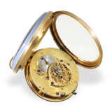 Pocket watch: large gold/enamel verge watch, Lechet Paris, ca… - фото 6