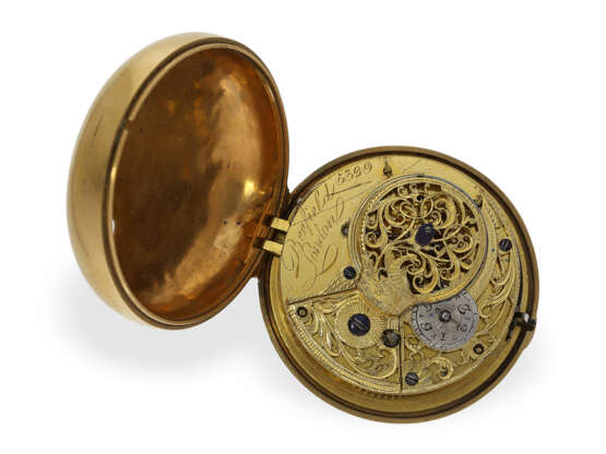 Pocket watch/coach clock: exquisite small enamel coach clock… - photo 3