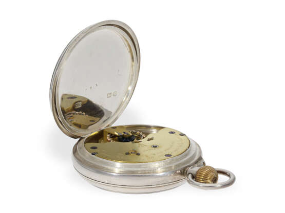 Pocket watch: extremely rare Royal Navy 34-minute carousel in… - photo 4