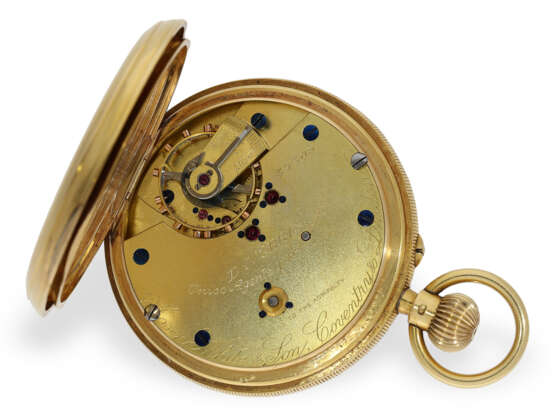 Pocket watch: heavy English deck chronometer with centre seco… - фото 2