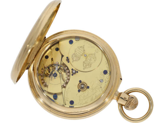 Pocket watch: important gold deck chronometer, Charles Frodsh… - photo 2