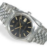 Armbanduhr: Rolex Oyster Date Chronometer mit schwarzem Ziff… - Foto 1