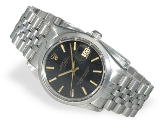 Wristwatch: Rolex Oyster Date Chronometer with black dial, re… - photo 1