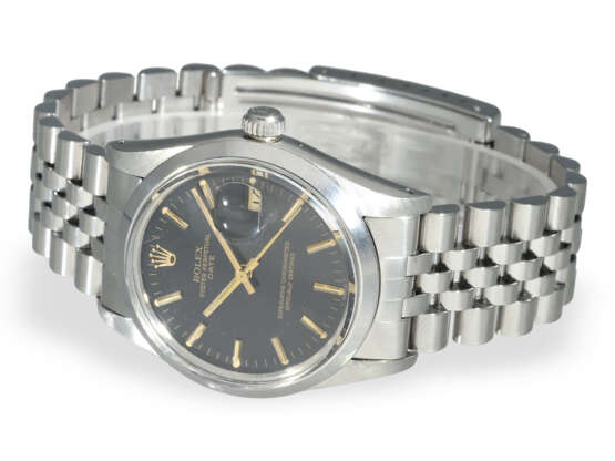 Armbanduhr: Rolex Oyster Date Chronometer mit schwarzem Ziff… - Foto 2