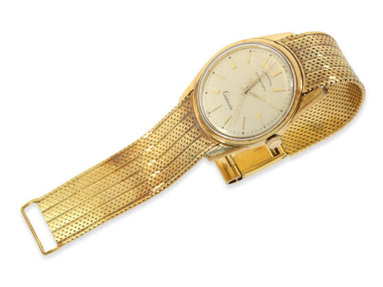 Armbanduhr: sehr seltenes, hochwertiges goldenes Eterna Chro… - Foto 5