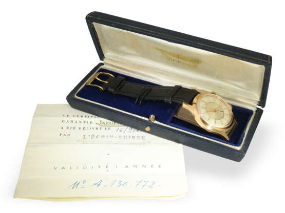 Wristwatch: Jaeger Le Coultre Memovox Ref. E852 "Pink-Gold",… - фото 1