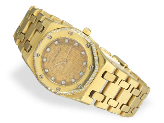 Wristwatch: very rare vintage AP Royal Oak Lady with diamond… - photo 3