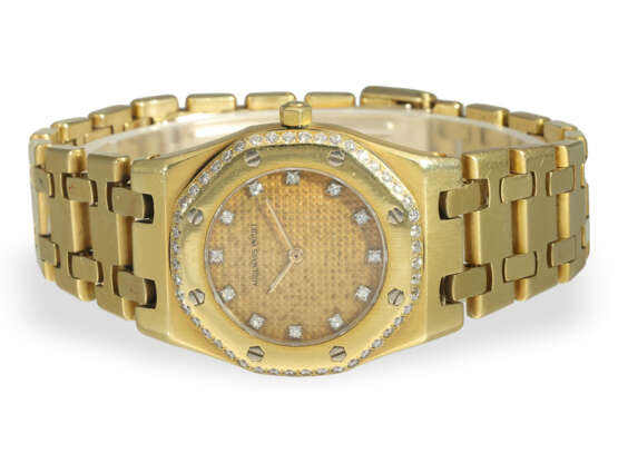 Wristwatch: very rare vintage AP Royal Oak Lady with diamond… - photo 4