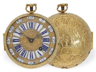 Pocket watch: rarity, gold Oignon with repeater, royal watchm…