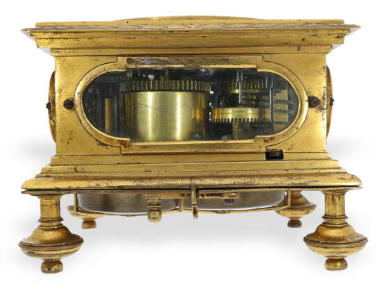 Table clock: museum-quality, extremely early horizontal clock… - фото 3