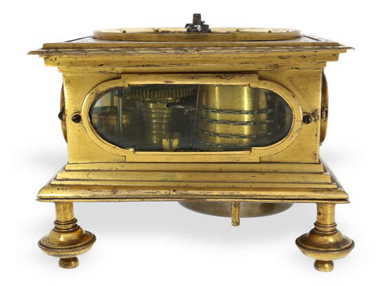 Table clock: museum-quality, extremely early horizontal clock… - фото 8