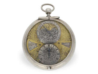 Important astronomical pocket watch/coach clock, Pierre Caill…