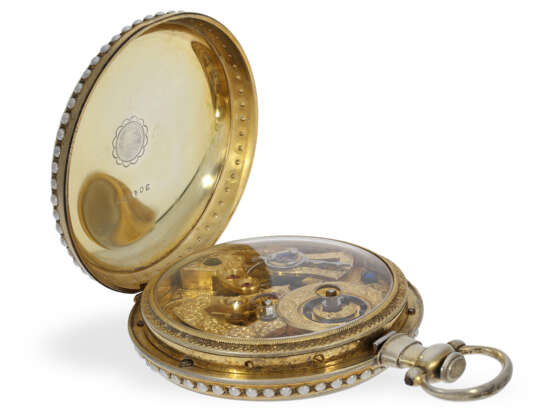 Pocket watch: 2 large enamel watches for the Chinese market,… - фото 5