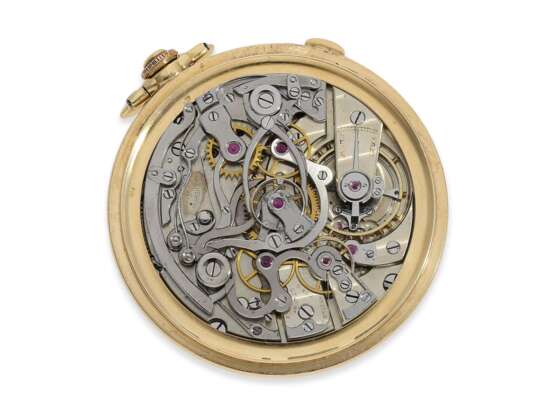 Pocket watch: rarity, extremely rare Art déco Chronograph Rat… - фото 2