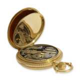 Pocket watch: extremely rare gold/enamel hunting case watch s… - photo 7