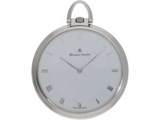 Pocket watch: extremely fine, modern dress watch by Blancpain…
