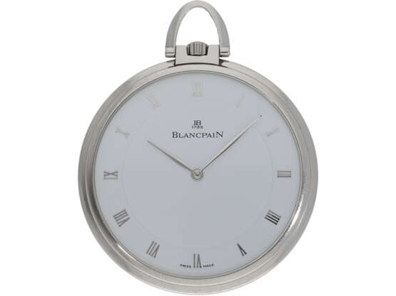 Pocket watch: extremely fine, modern dress watch by Blancpain… - photo 1