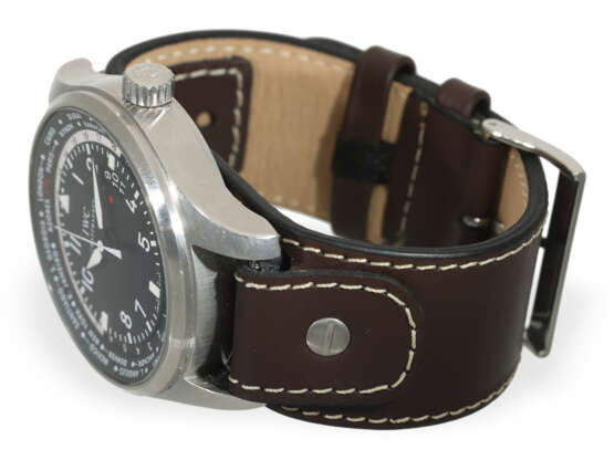 Wristwatch: IWC steel pilot's watch Worldtime GMT, REF. IW326… - фото 3