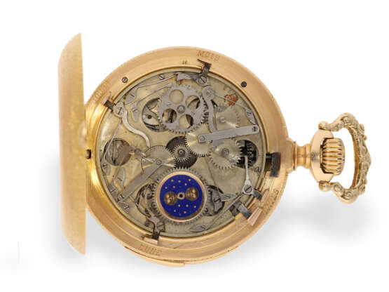 Taschenuhr: bedeutendes Genfer Chronometer mit ewigem Kalend… - Foto 2