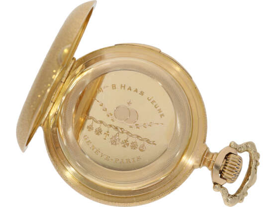 Taschenuhr: bedeutendes Genfer Chronometer mit ewigem Kalend… - Foto 4