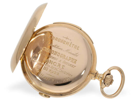 Taschenuhr: hochkompliziertes, extrem rares Chronometer mit… - Foto 4