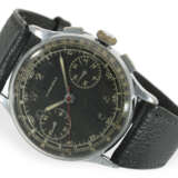 Armbanduhr: militärischer Junghans Chronograph in Stahl, ca.… - Foto 1