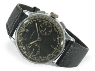 Wristwatch: military steel Junghans chronograph, ca. 1940s…