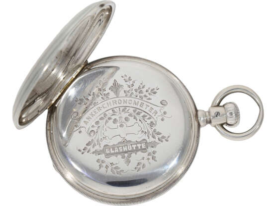 Pocket watch: Glashütte rarity, only known Ankerchronometer b… - photo 3