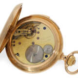 Pocket watch: large and heavy A. Lange & Söhne gold hunting c… - фото 2
