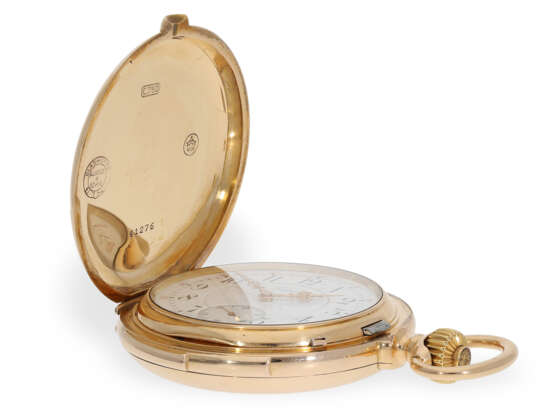 Pocket watch: large and heavy A. Lange & Söhne gold hunting c… - photo 4