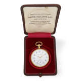Pocket watch: probably unique, gold/enamel high relief watch… - photo 8