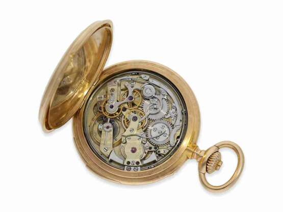 Pocket watch: extremely rare Patek Philippe with double compl… - фото 2