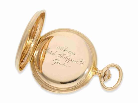 Pocket watch: extremely rare Patek Philippe with double compl… - фото 3