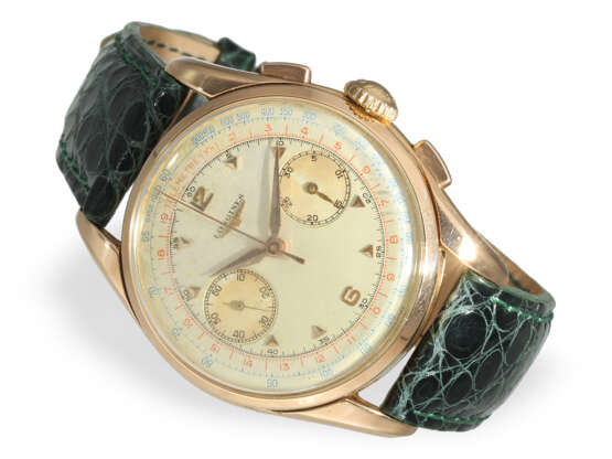 Wristwatch: rare 37mm Jumbo Flyback Chronograph Longines 30CH… - photo 1