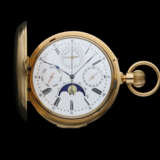 Pocket watch: important hunting case watch with 8 complicatio… - photo 2