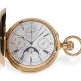 Pocket watch: important hunting case watch with 8 complicatio… - photo 3
