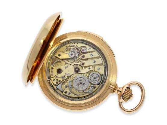 Pocket watch: Important, highly complicated gold hunting case… - фото 2