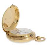 Pocket watch: Important, highly complicated gold hunting case… - photo 6