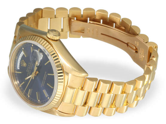 Wristwatch: Rolex Day-Date with blue dial, Ref. 18038, origin… - photo 3