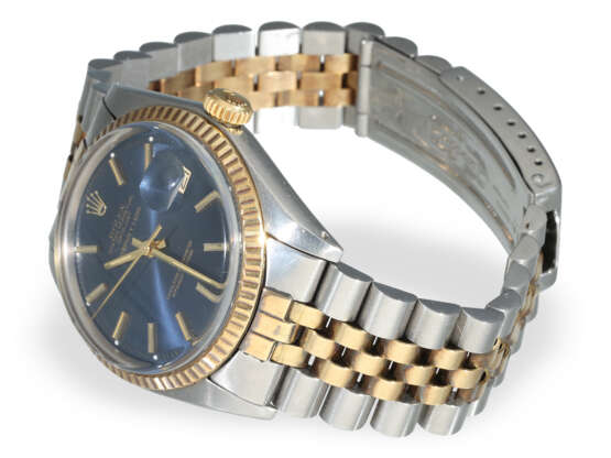 Armbanduhr: sehr seltene frühe Rolex Datejust mit Serpico y… - Foto 3