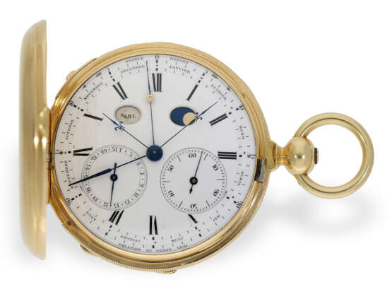 Pocket watch: absolute rarity, astronomical Ankerchronometer… - photo 1