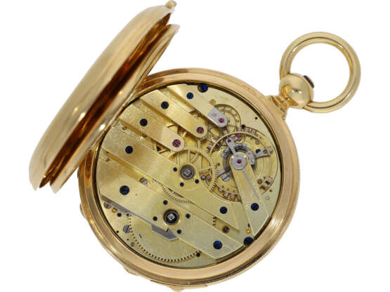 Pocket watch: absolute rarity, astronomical Ankerchronometer… - фото 3