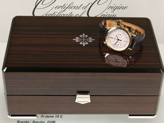 Armbanduhr: hochfeiner, großer Patek Philippe Ärzte-Chronogr… - Foto 1