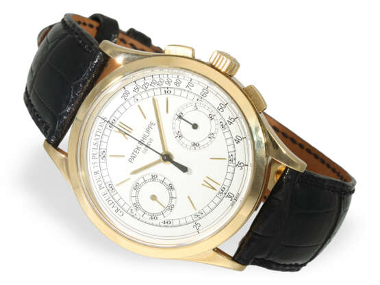 Armbanduhr: hochfeiner, großer Patek Philippe Ärzte-Chronogr… - Foto 11