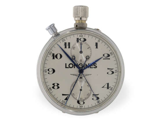 Pocket watch: nearly like new Longines split-seconds chronogr… - photo 1