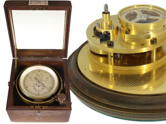 Important marine chronometer, Paul Ditisheim No.140, ca. 1920… - фото 1