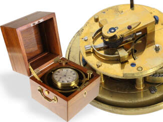 Marine chronometer: important English one-day chronometer, Th…