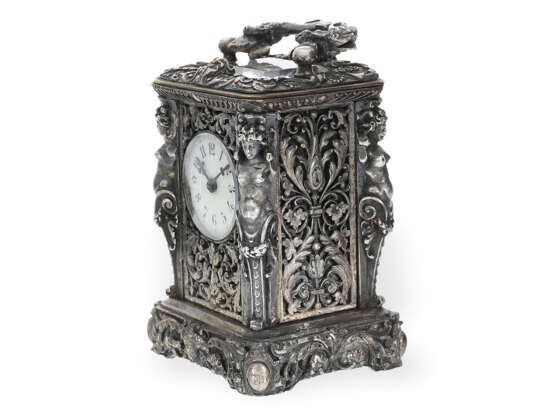 Travel clock: miniature travel clock with Renaissance case, F… - photo 3