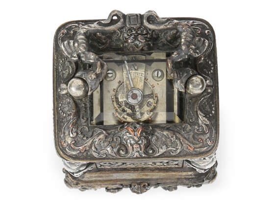 Travel clock: miniature travel clock with Renaissance case, F… - photo 5