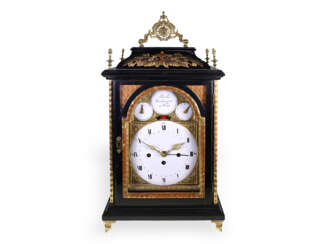 Table clock: intricate Viennese Baroque clock "Paul Hartmann…